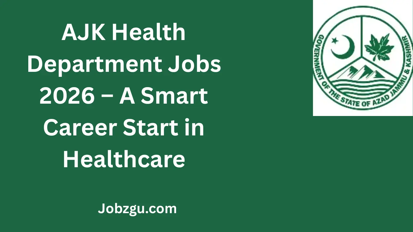 AJK Health Department Jobs 2026 for Junior Technicians